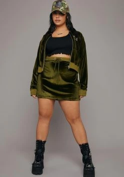Poster Grl Plus Moss Kissed A Girl Velour Skirt Set Skirts Set 6 Poster Grl Plus Moss Kissed A Girl Velour Skirt Set Skirts Set