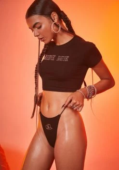 Poster Grl Lingerie & Sleepwear Slow Ride Baby Tee & Thong Set