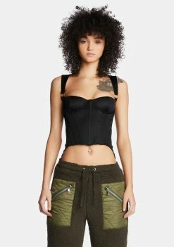 Poster Grl Corset Top Hard To Handle Bustier Top