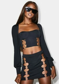 Poster Grl Crowd Pleaser Bustier Top Tops
