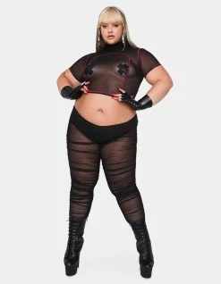 Poster Grl Servin' On The Floor Mesh Tee