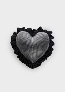 Poster Grl Decorative & Novelty Pillows Billionaire Bling Rhinestone Heart Pillow