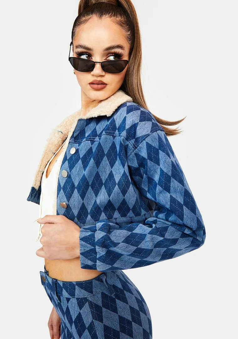 Poster Grl Outerwear Classy Act Denim Crop Jacket 2 Poster Grl Outerwear Classy Act Denim Crop Jacket