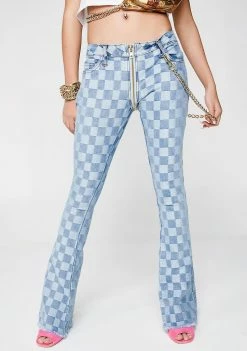 Poster Grl Workin' It Denim Bells