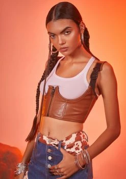 Poster Grl Natural My Type Underbust Corset Tops