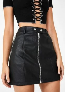 Poster Grl Startin' Something Moto Skirt