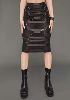 Poster Grl On Your Timeline Midi Skirt Bottoms