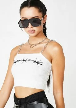 Poster Grl Icy Danger Zone Chain Cami Tops