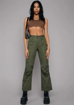 Poster Grl Mocha No Regulations Crop Tank