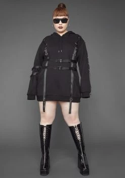 Poster Grl Plus Came To Slay Harness Hoodie Tops