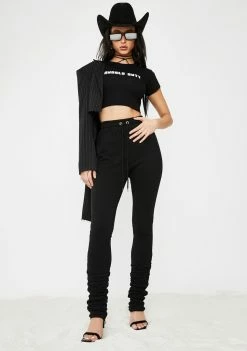 Poster Grl Tops Bonafide Bubble Butt Baby Tee