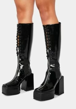 Poster Grl Main Character Patent Platform Boots