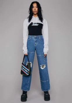 Poster Grl Printed Bodysuit Got A Saga Hoodie & Bodysuit