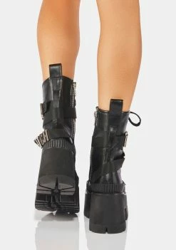 Poster Grl Platforms Just Doing Me Combat Boots