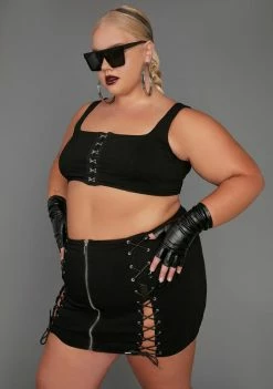 Poster Grl Now Hold That Pose Skirt Set