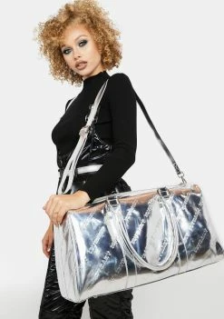 Poster Grl Platinum Living Metallic Weekender Bags & Wallets