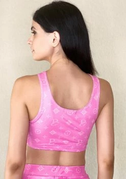 Poster Grl Designer Drip Monogram Skirt Set