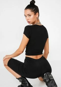 Poster Grl Bish I Might Be Baby Tee Tops