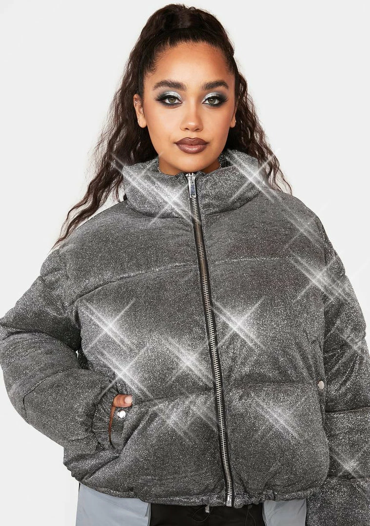 Poster Grl Outerwear Plus Tundra Tamer Sparkle Puffer Jacket 1 Poster Grl Outerwear Plus Tundra Tamer Sparkle Puffer Jacket