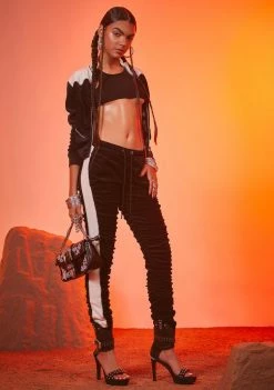 Poster Grl Vintage Taste Velour Track Pants