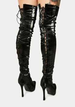 Poster Grl Cupid's Secret Stretch Thigh High Platform Boots