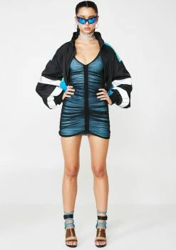 Poster Grl Dresses Swipe Right Mesh Dress