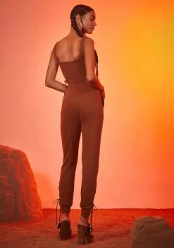 Poster Grl Dare To Go Lace-Up Joggers Jogger Sweatpants 7 Poster Grl Dare To Go Lace-Up Joggers Jogger Sweatpants