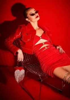 Poster Grl Ripe 'N Ready Cutout Ruched Mini Dress