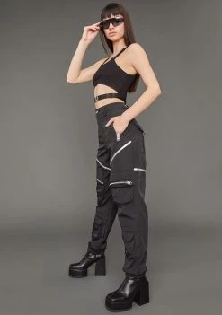 Poster Grl Make 'Em Sweat Nylon Cargo Pants