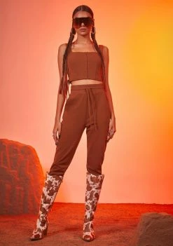 Poster Grl Dare To Go Lace-Up Corset Tops