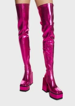 Poster Grl Elevated Energy Thigh High Boots