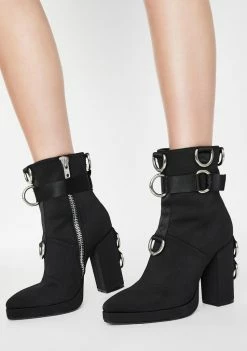 Poster Grl Boots & Booties Rated R Harness Thigh Highs