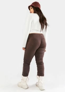 Poster Grl Plus Hot Roommate Ruched Joggers Jogger Sweatpants 7 Poster Grl Plus Hot Roommate Ruched Joggers Jogger Sweatpants