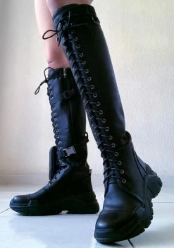 Poster Grl Boots & Booties Find My Funds Pocket Combat Boots