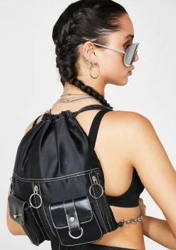 Poster Grl On My Block List Drawstring Backpack