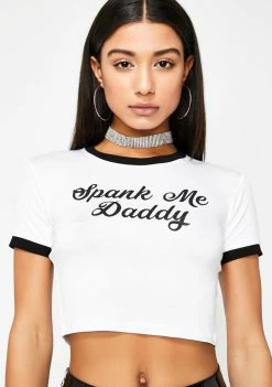 Poster Grl Spank Me Baby Tee