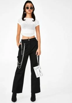 Poster Grl Tops 100 Percent That Bish Mesh Tee