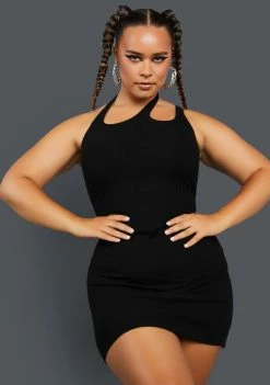 Poster Grl Plus Unfinished Business Mini Dress Club Dresses