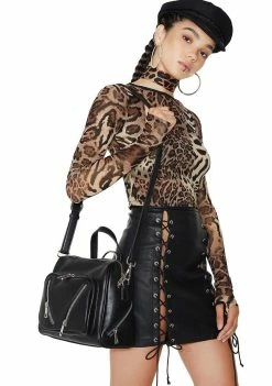 Poster Grl Kitty's Got Claws Mesh Top Tops