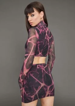 Poster Grl Diva DNA Mesh Mini Dress 7 Poster Grl Diva DNA Mesh Mini Dress