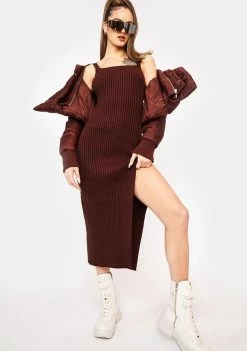 Poster Grl Better In Person Knit Maxi Dress Dresses