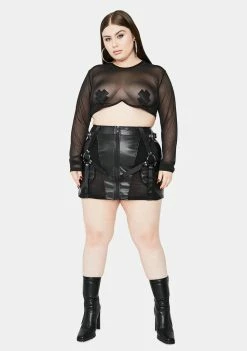 Poster Grl Plus Naughty Habits Mini Skirt Bottoms