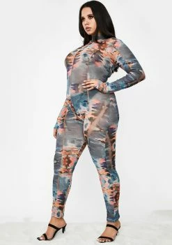 Poster Grl Forever Flyin' Private Mesh Catsuit