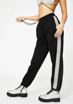 Poster Grl Drip Disorder Rhinestone Joggers Bottoms