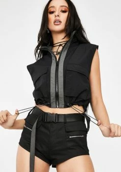 Poster Grl Late Meetings On Rodeo Utility Shorts Bottoms