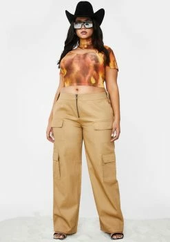 Poster Grl Booked Meetings On Rodeo Cargo Pants Bottoms