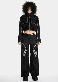 Poster Grl Future Couture Reflective Jacket Cropped Jacket