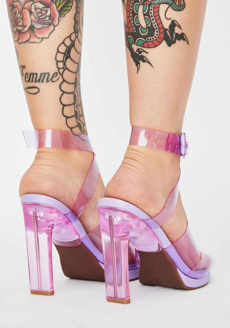 Poster Grl Pretty Lil Liar Clear Heels 4 Poster Grl Pretty Lil Liar Clear Heels