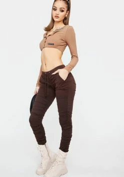 Poster Grl Hot Roommate Ruched Joggers