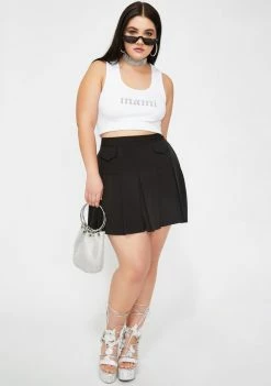 Poster Grl Tops So Call Me Mami Rhinestone Tank